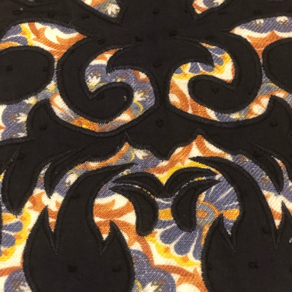 Anthropologie Vanessa Virginia  beige & Navy Country French Shift Dress 16 NWT - Picture 5 of 16